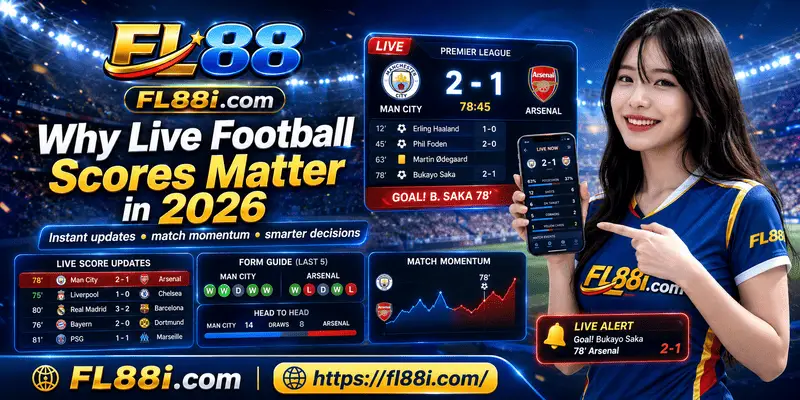 Football fans following live scores, match statistics, and real-time updates during competitive football matches in 2026