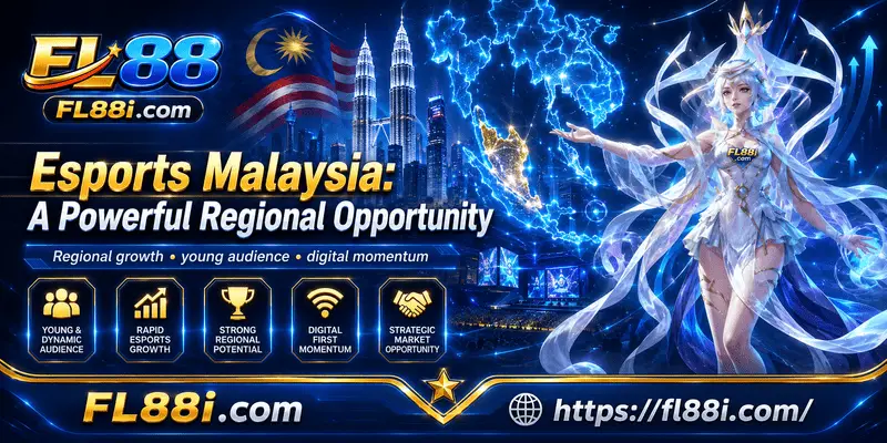 Esports Malaysia opportunity showing players, mobile gaming fans, regional tournaments, and digital entertainment growth