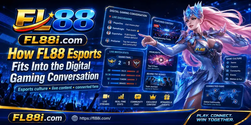 FL88 esports section connected to digital gaming trends, competitive titles, responsible play, and Malaysian user interest